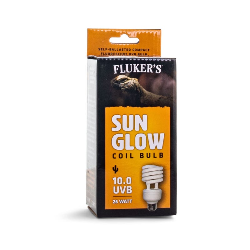 Fluker's Flukerâ€™s Sun Glow 10.0 UVB Fluorescent Coil Bulb for Desert Reptiles, Reptile Heat Light Stimulates Natural Synthesis of Vitamin D in Captive Reptiles, 26 Watt - Image 2
